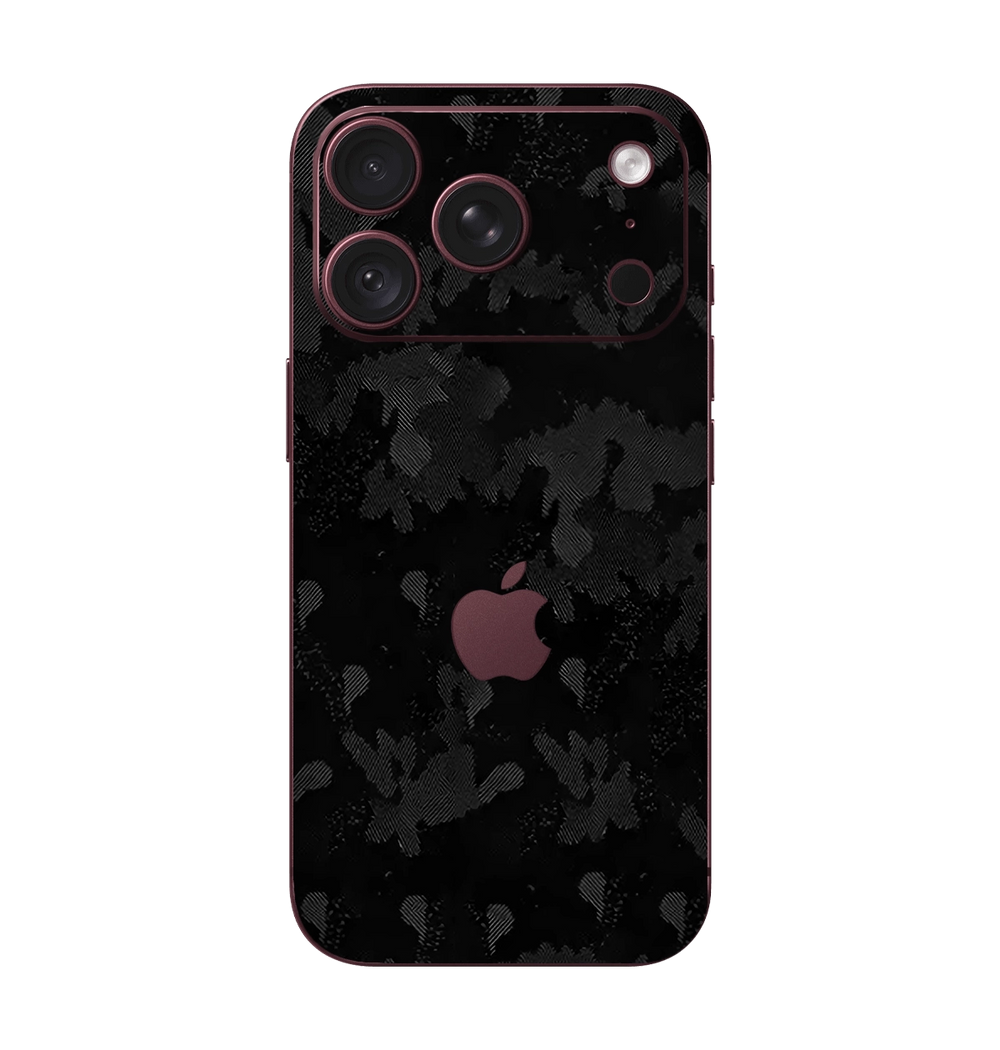 iPhone 18 Pro Skins & Wraps — Black Shadow