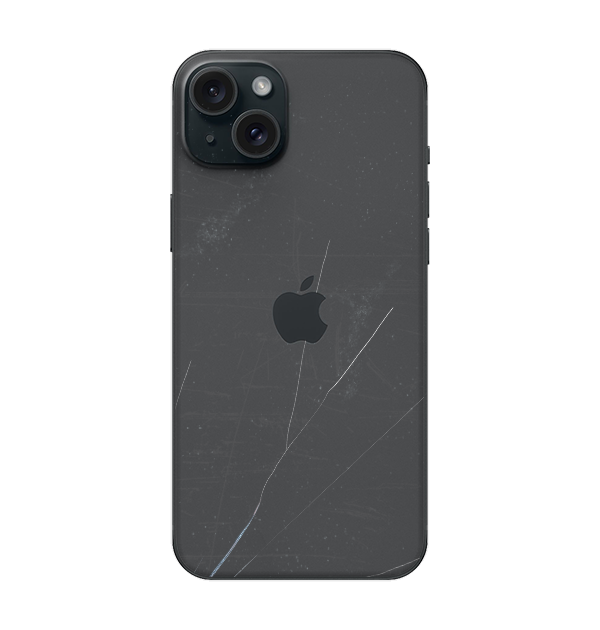 Scratched iPhone 15